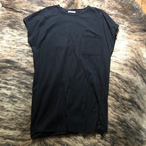 Zara Black T-Shirt Dress